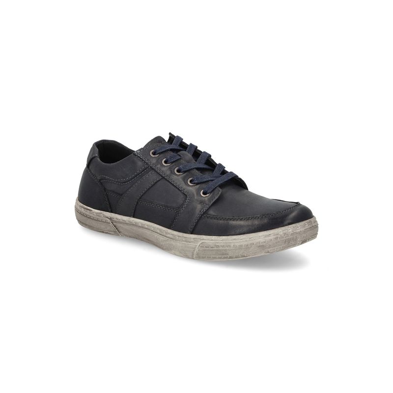 CARDINALE - Zapatillas Cuero Civis-0-09 Azul CARDINALE