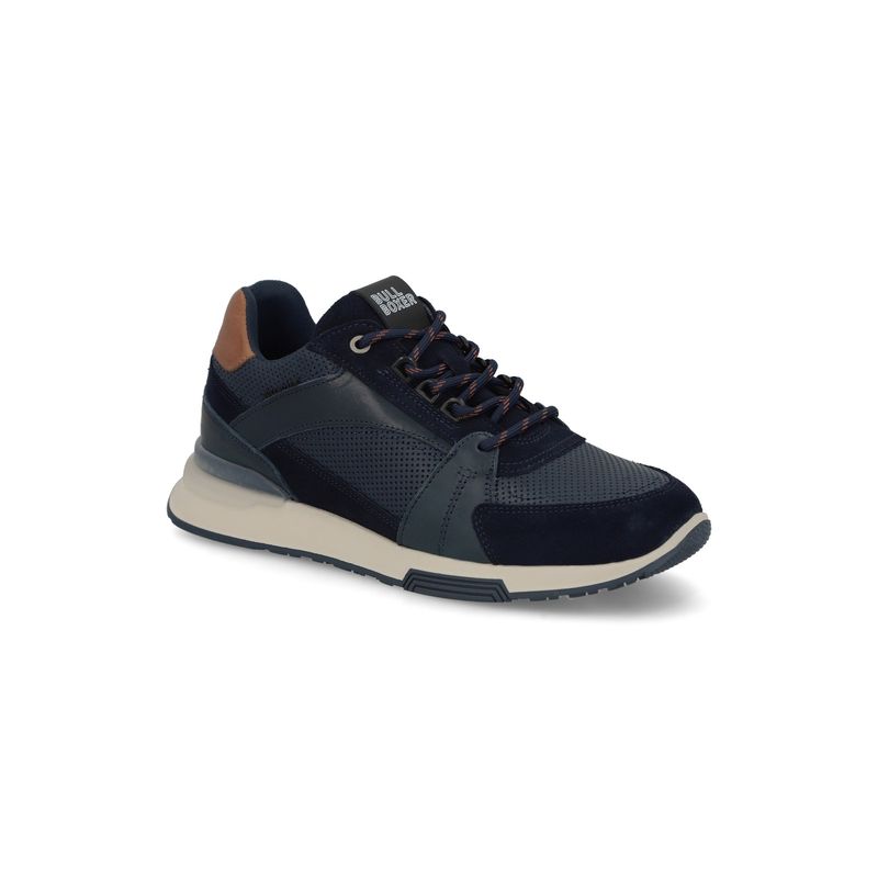 BULLBOXER - Zapatillas Cuero Asaph-0-70 Azul BULLBOXER