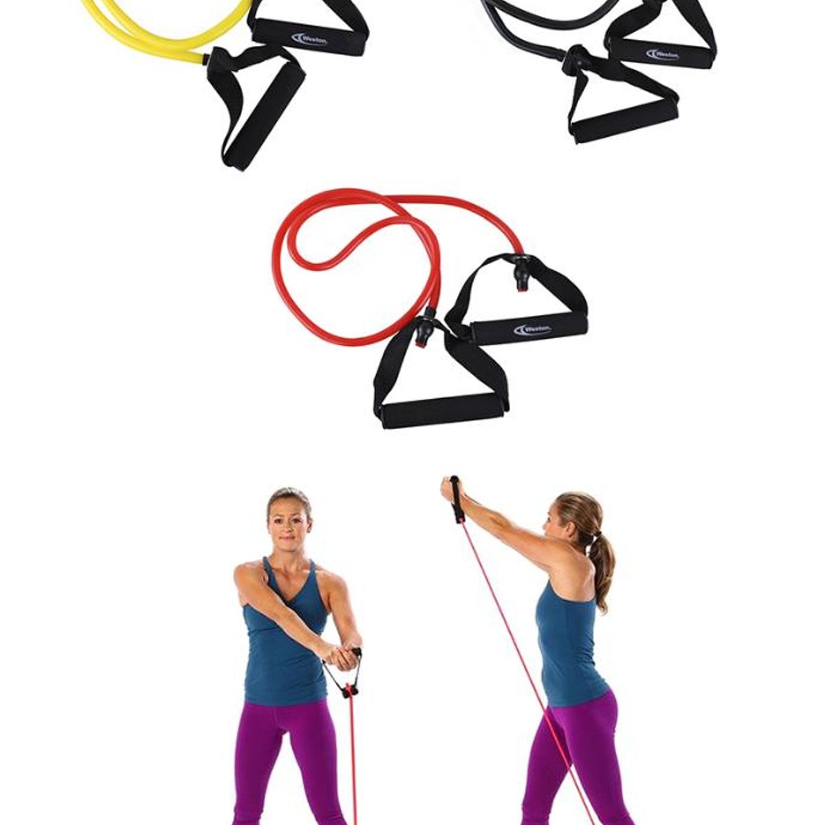 WESTON - Banda elástica multipropósito roja WESTON