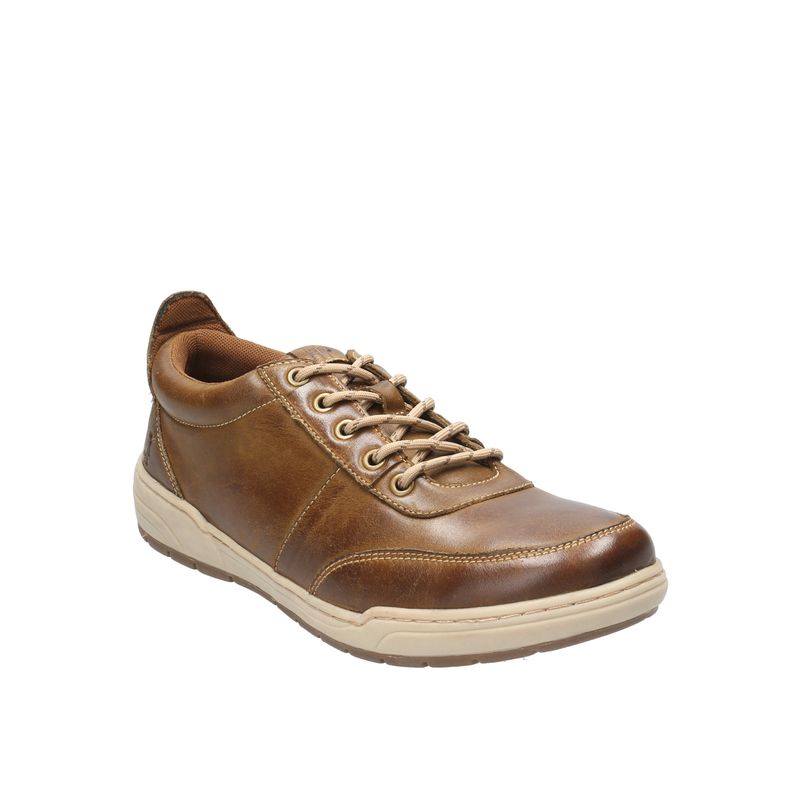HUSH PUPPIES - Zapatilla Cuero Hombre Draper Marrón HUSH PUPPIES