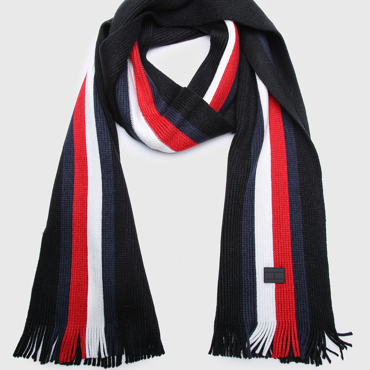 TOMMY HILFIGER - Bufanda Signature Stipe Multicolor Tommy Hilfiger