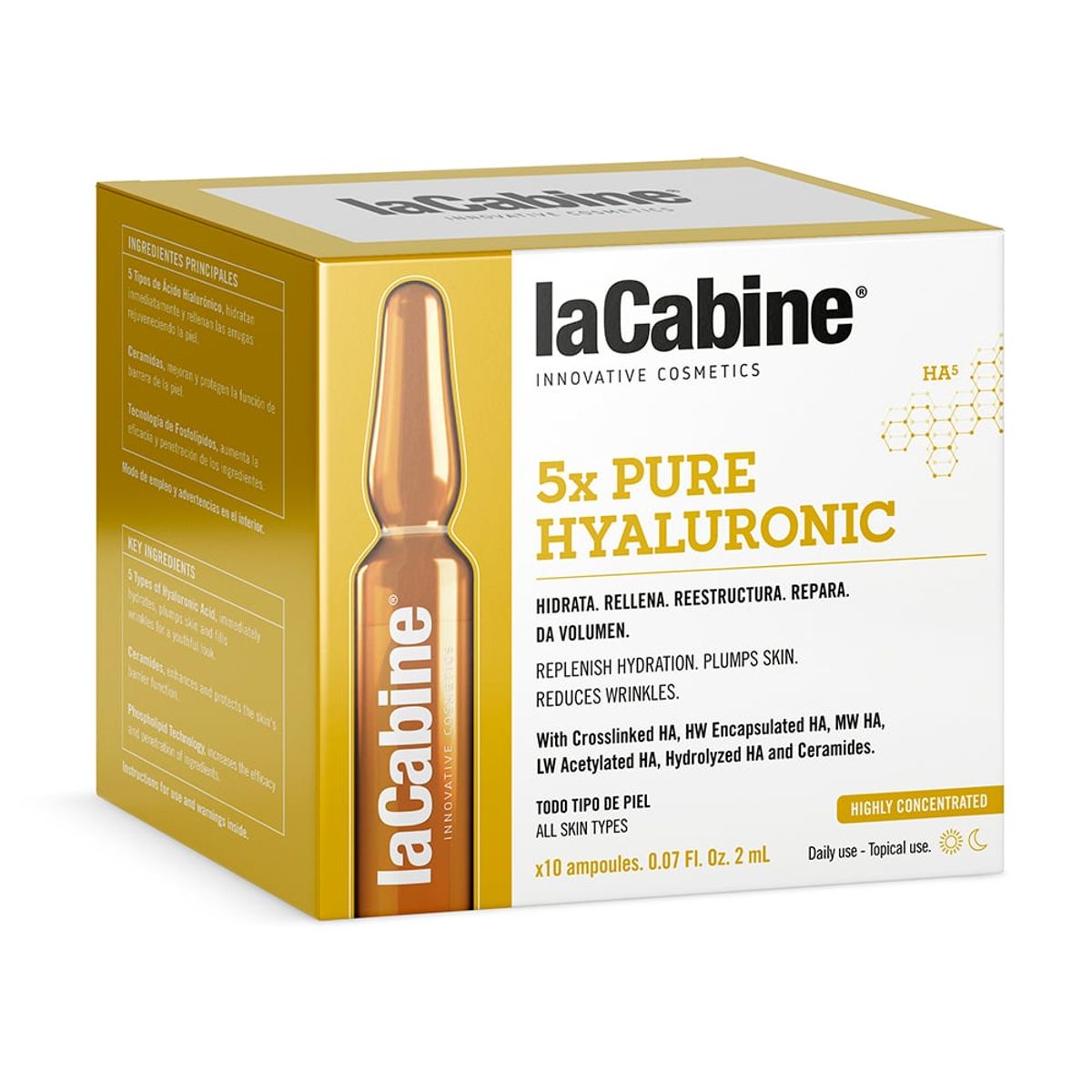 LA CABINE - Ampollas Hialurónico H5 10X2Ml
