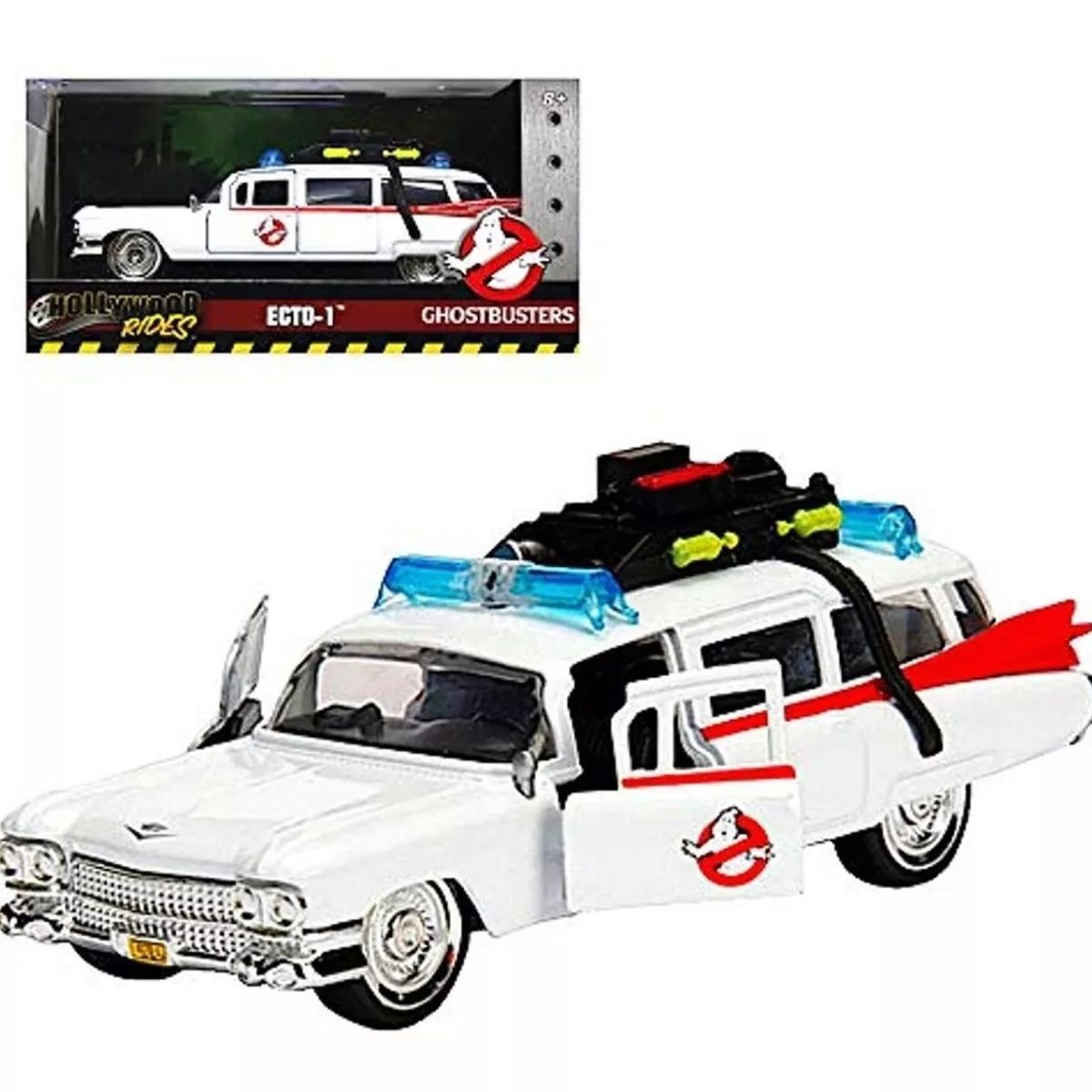 JADA TOYS - Auto Caza Fantasma Ecto-1 Ghostbusters 1:32 # 99748