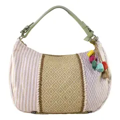 MAILEA - Cartera patch casquete para mujer verde