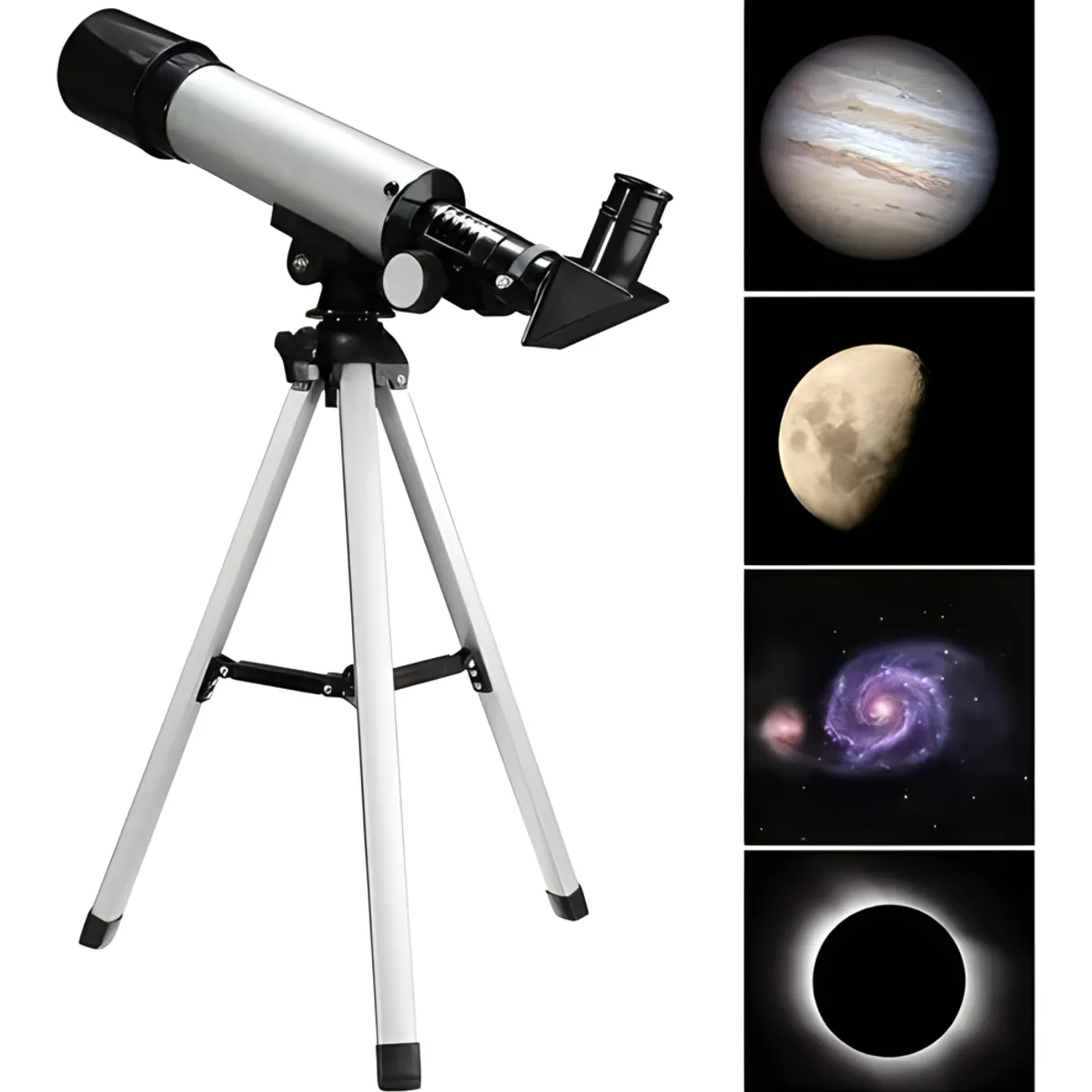 ACTUAL - Telescopio Astronómico Monocular Con Trípode Zoom 90x