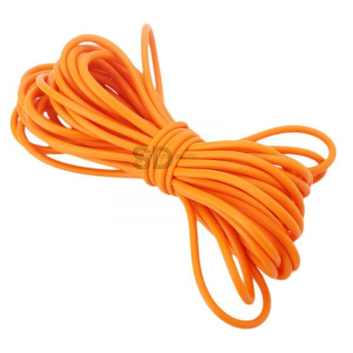 SDFIT - 10 mts Tubo Elástico x Metro – RESISTENCIA 3 NARANJO 6x9mm…