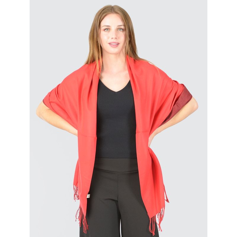 BOUS - Echarpe Italiano Liso Rojo BOUS
