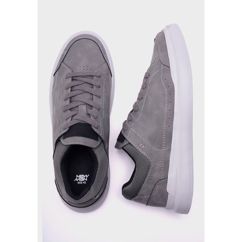 NEW MAN - Zapatillas Sevilla Gris New Man