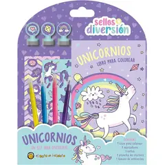 TOP10BOOKS - LIBRO Sellos Y Diversión Unicornios - Sellos Y Diversión Unicornios