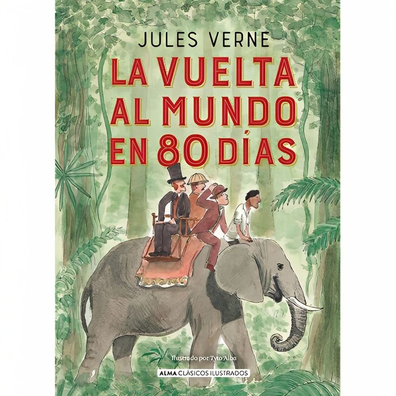 TOP10BOOKS - LIBRO LA VUELTA AL MUNDO EN 80 DIAS /987