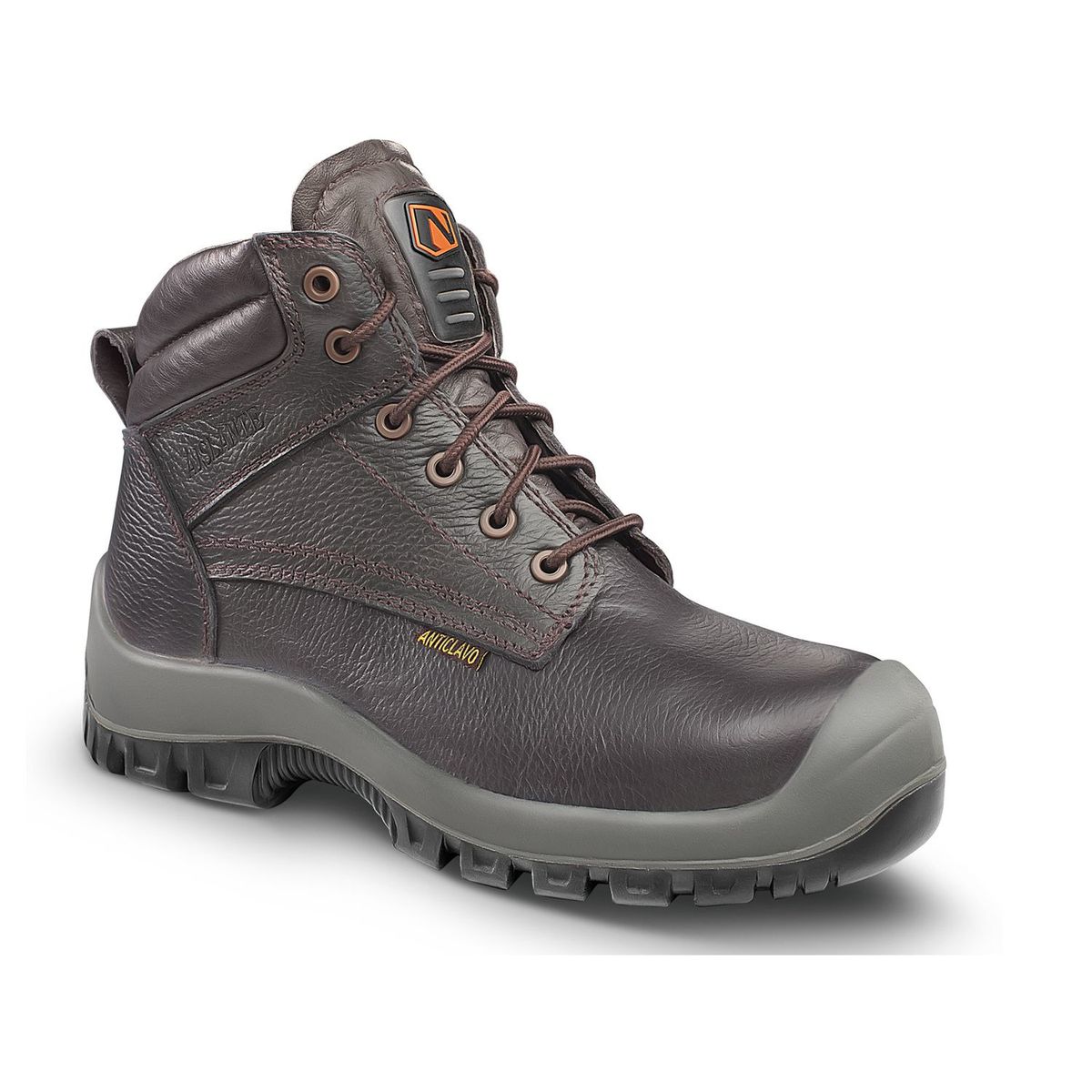 NORSEG - Zapato de seguridad NG570 AC Café Hombre Mujer NORSEG