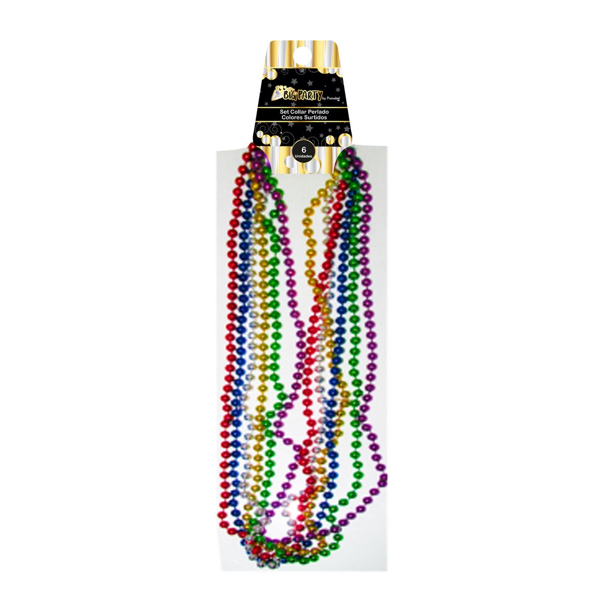 BIG PARTY - Set 6 Collar Perlados Color Surtido Big Party