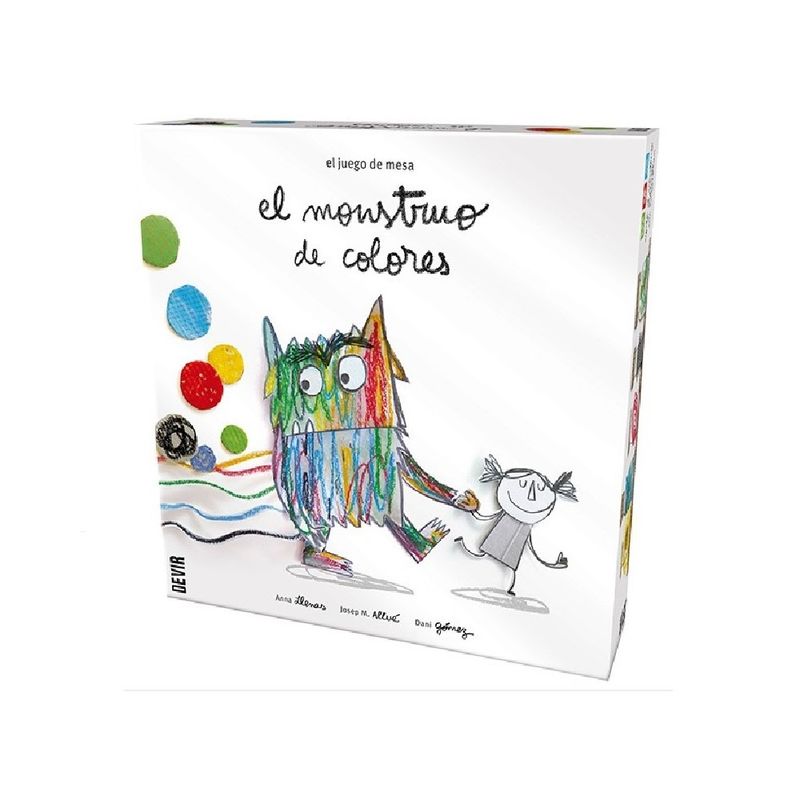 TOP10BOOKS - JUEGO EL MONSTRUO DE COLORES- JUEGO DE MESA
