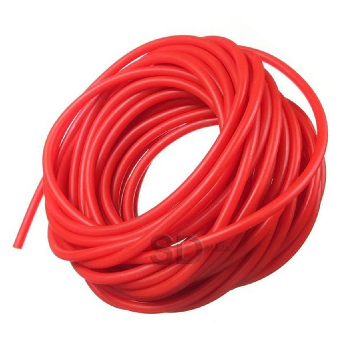 SDFIT - 10 mts Tubo Elástico x Metro – RESISTENCIA 5 ROJO 6x11mm…