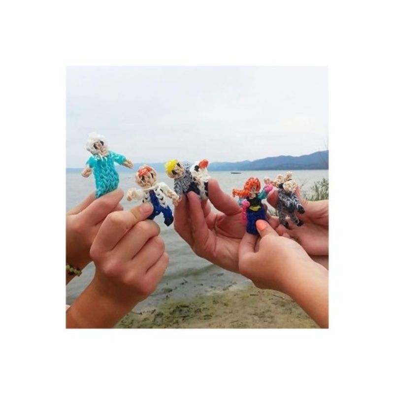 U BUY - Banda Elástica Crochet Azul Rey