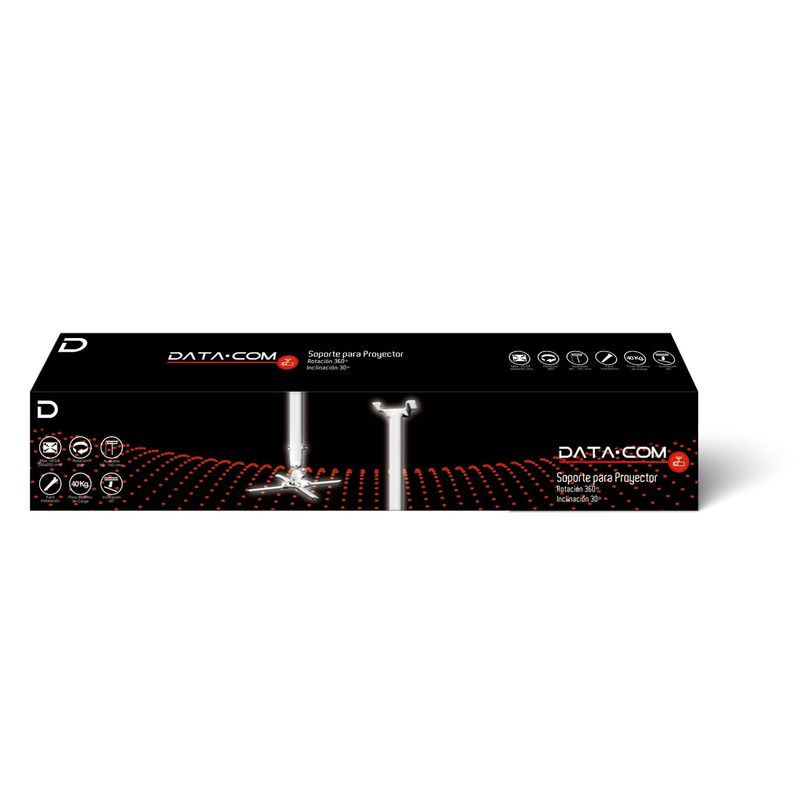 DATACOM - Soporte Proyector 15 Kg Max Rot. 360° Datacom Pronobel