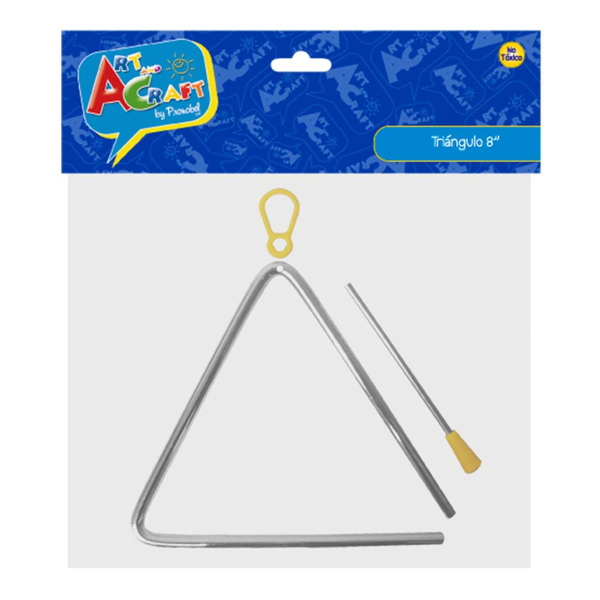 PRONOBEL - Instrumento Musical Triangulo 8" Art & Craft