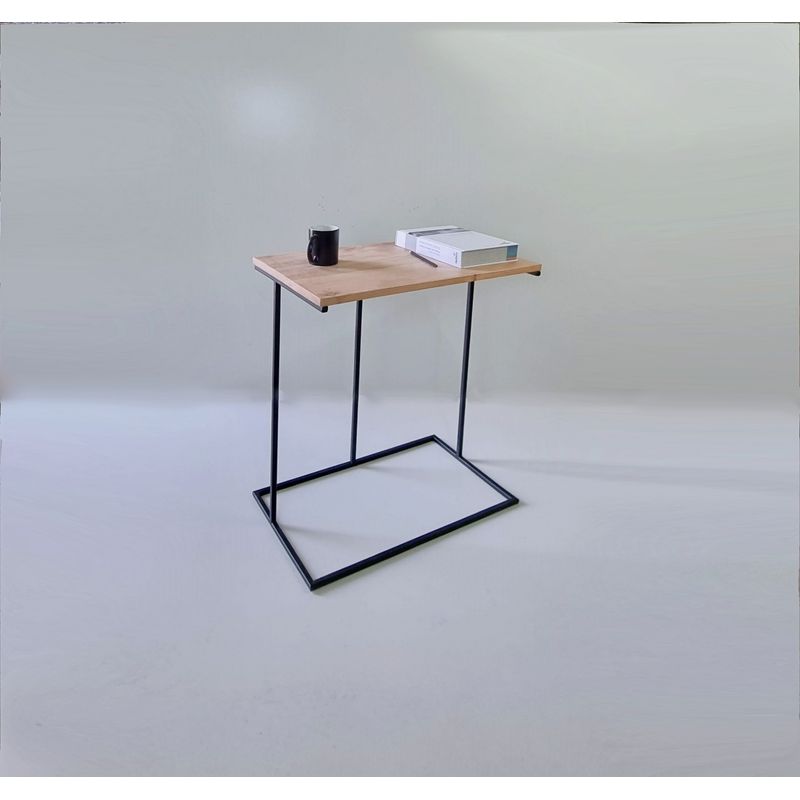 GENERICO - Mesa lateral Escritorio MLF07 Base Negra