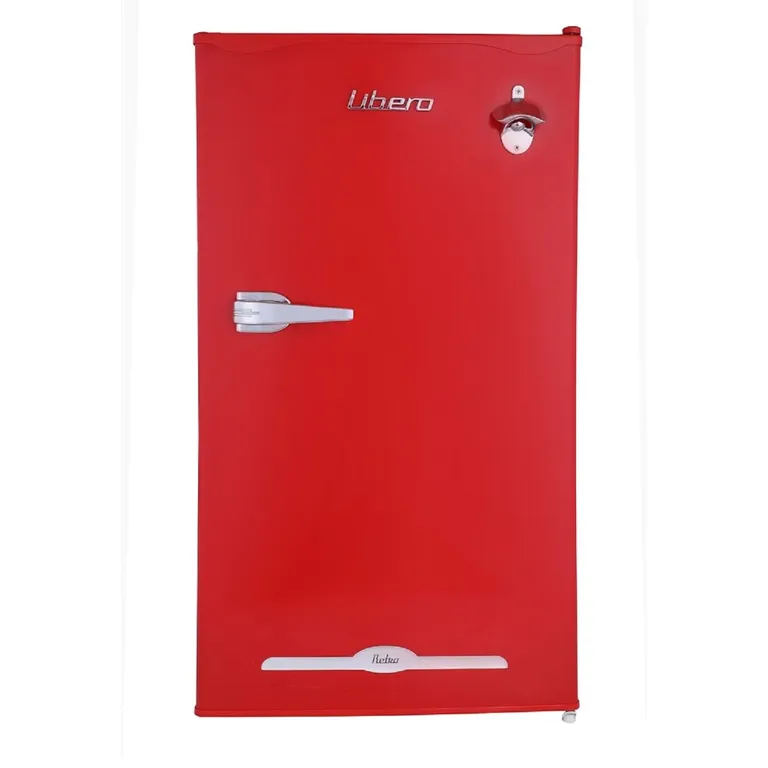 LIBERO FRIGOBAR RETRO 90 LTS LFB-90R ROJO