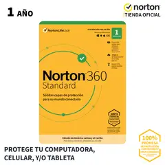 NORTON - 360 Standard 1 Dispositivo Por 1 Año