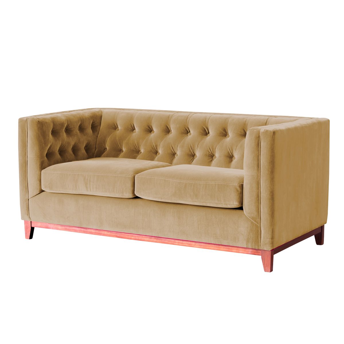 LATAM HOME - Sofá Latam Home Roma 2 Cuerpos Capitoné Beige