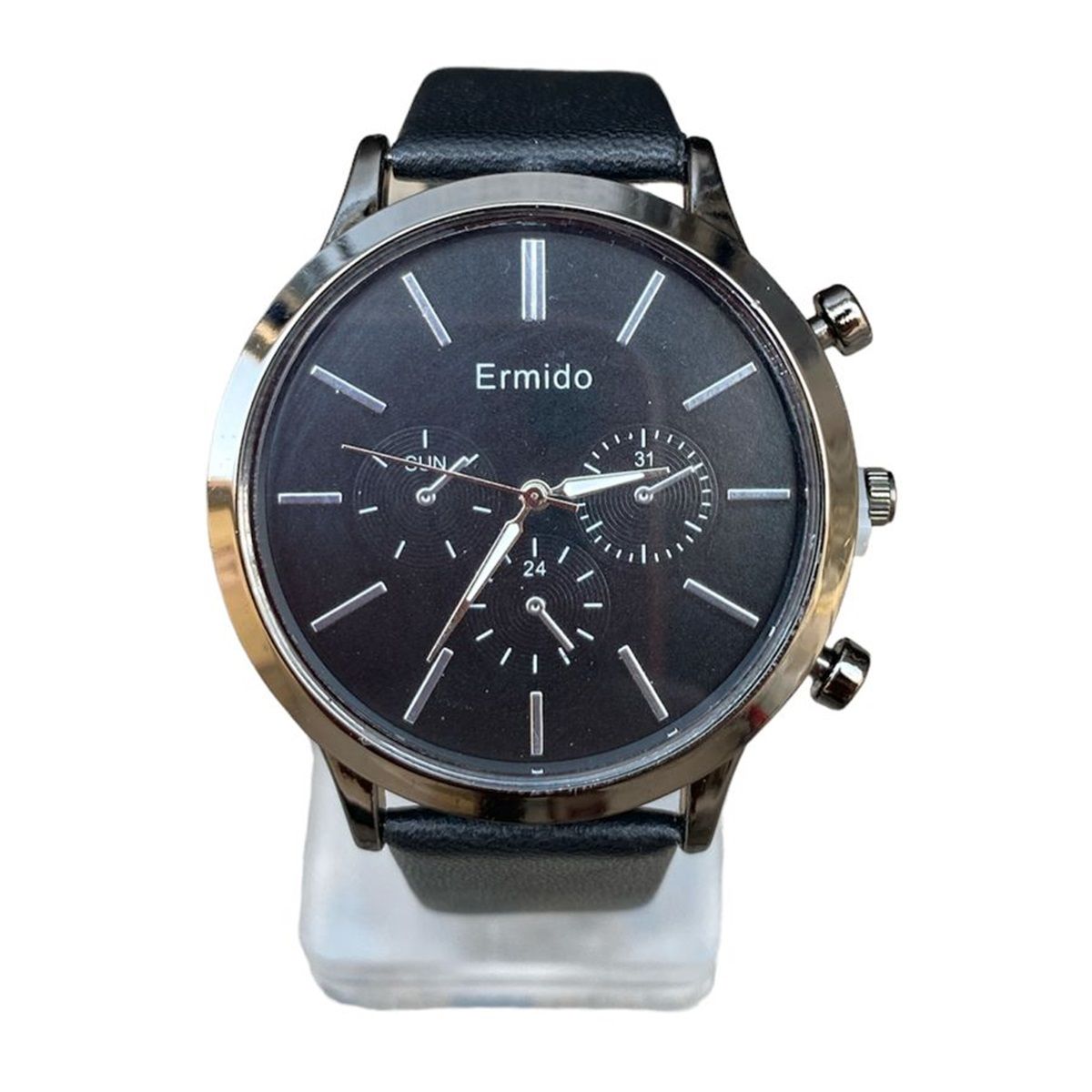 GENERICO - Reloj Pulsera Para Hombres De Cuero Reloj Análogo