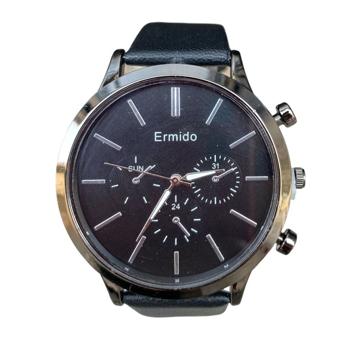 GENERICO - Reloj Pulsera Para Hombres De Cuero Reloj Análogo