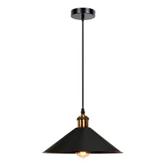 GENERICO - Lampara Colgante Vintage Tipo Campana Grande