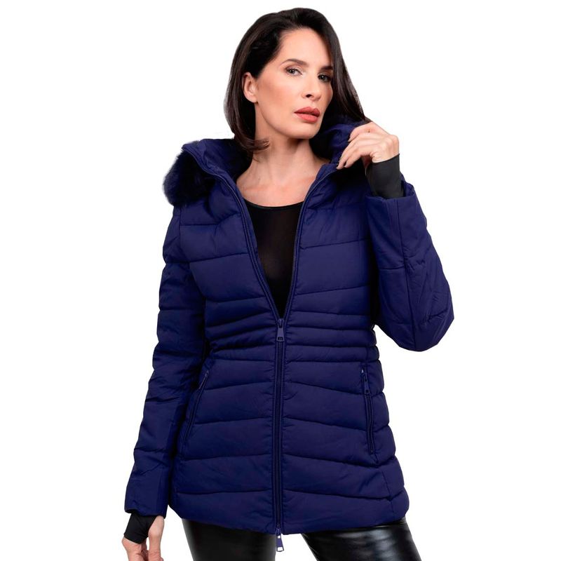 TODOPIEL - Parka Mujer Azul Marino Todopiel