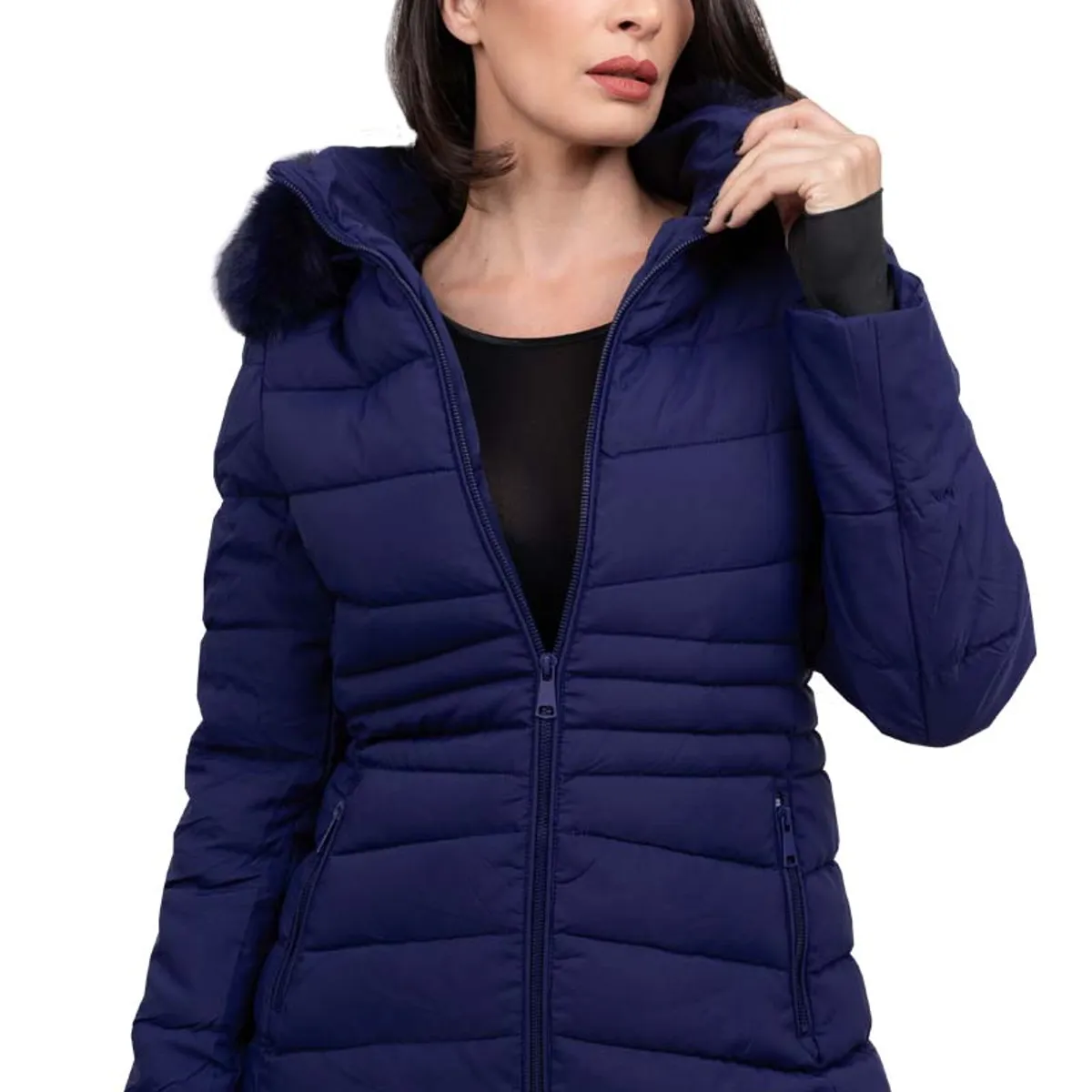 TODOPIEL - Parka Mujer Azul Marino Todopiel