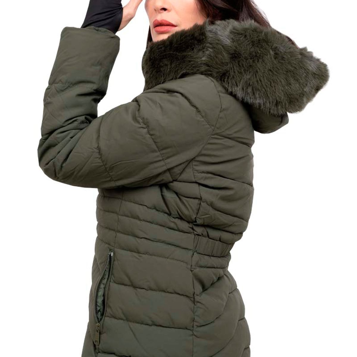 TODOPIEL - Parka Mujer Verde Todopiel