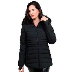 TODOPIEL - Parka Mujer Negro