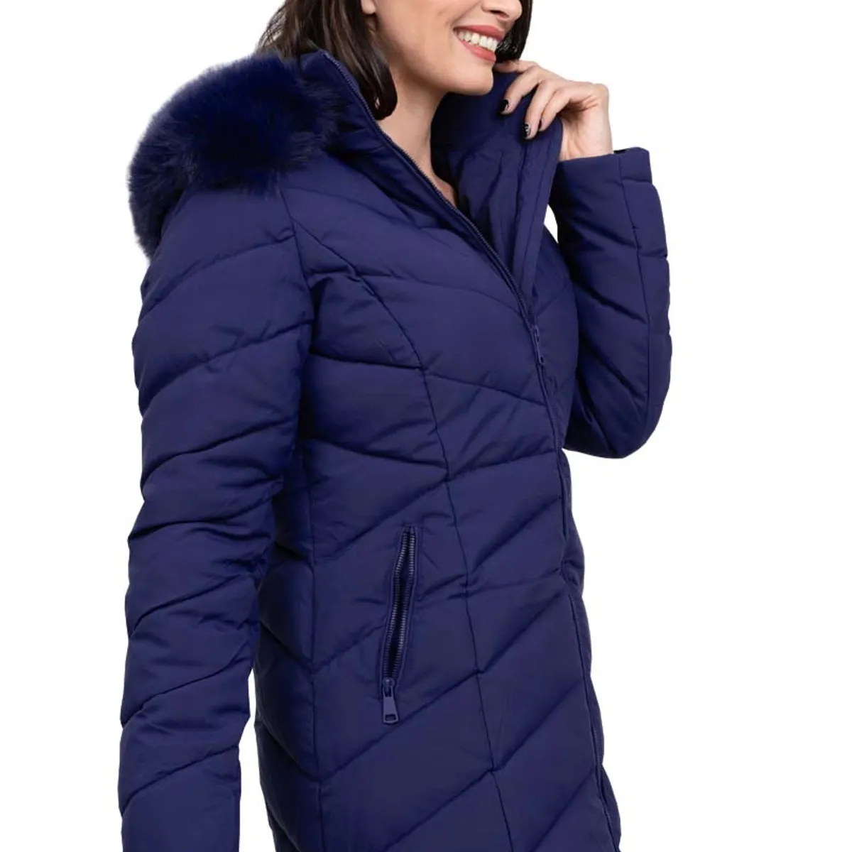 TODOPIEL - Parka Mujer Azul Marino Todopiel