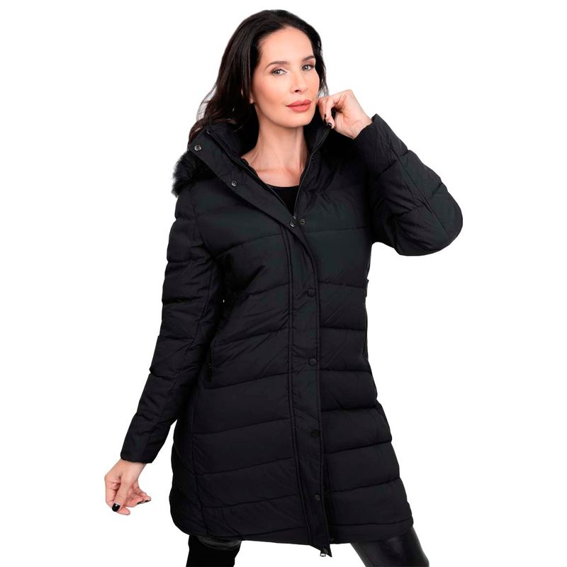 TODOPIEL - Parka Mujer Negro Todopiel