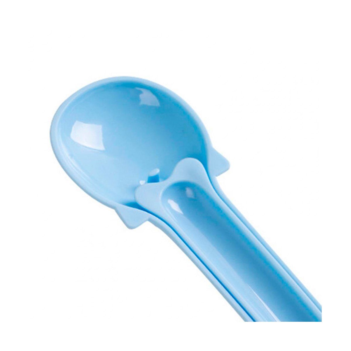 GENERICO - Cuchara Dispensadora de Churu y Alimento Para Gatos Celeste