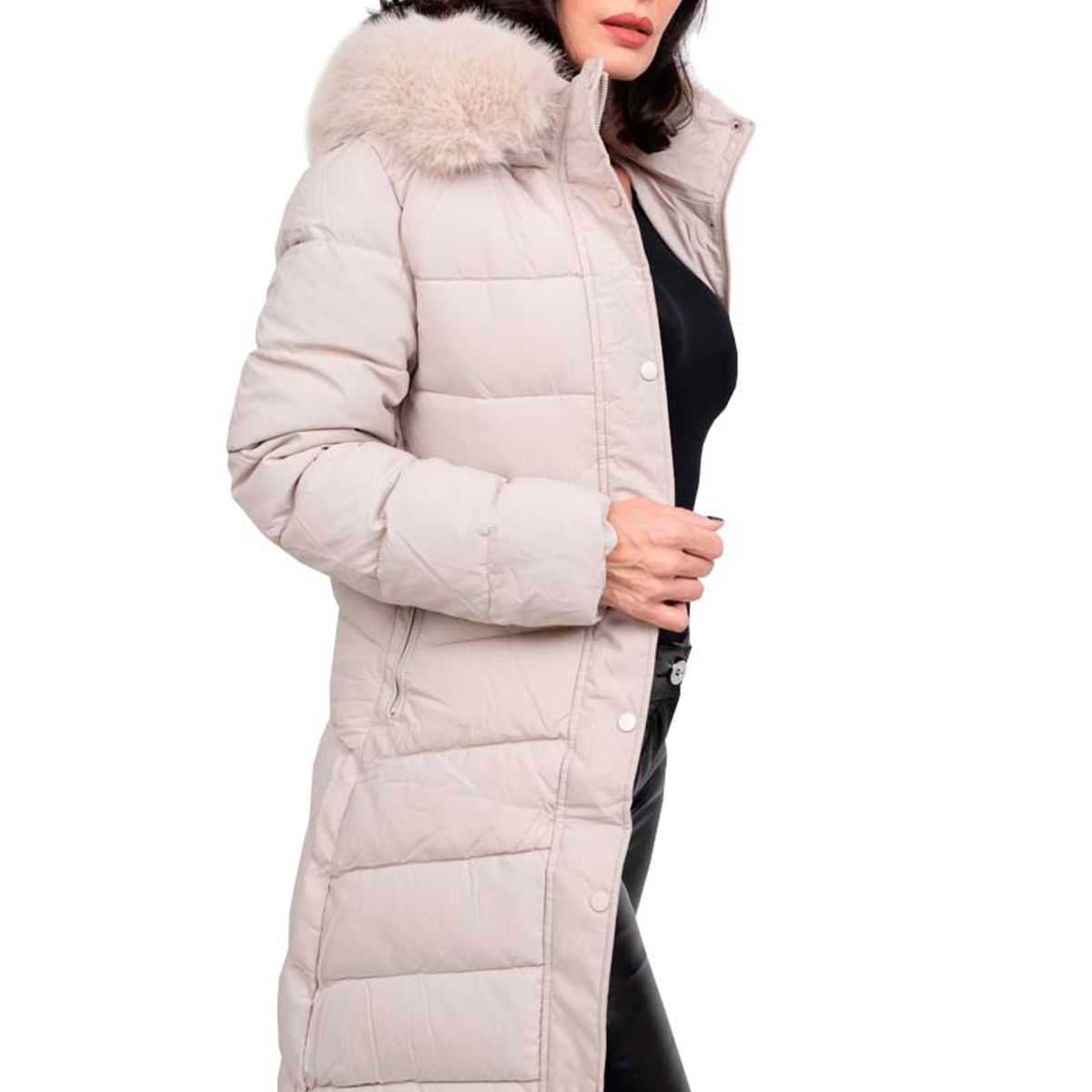 TODOPIEL - Parka Mujer Beige Todopiel