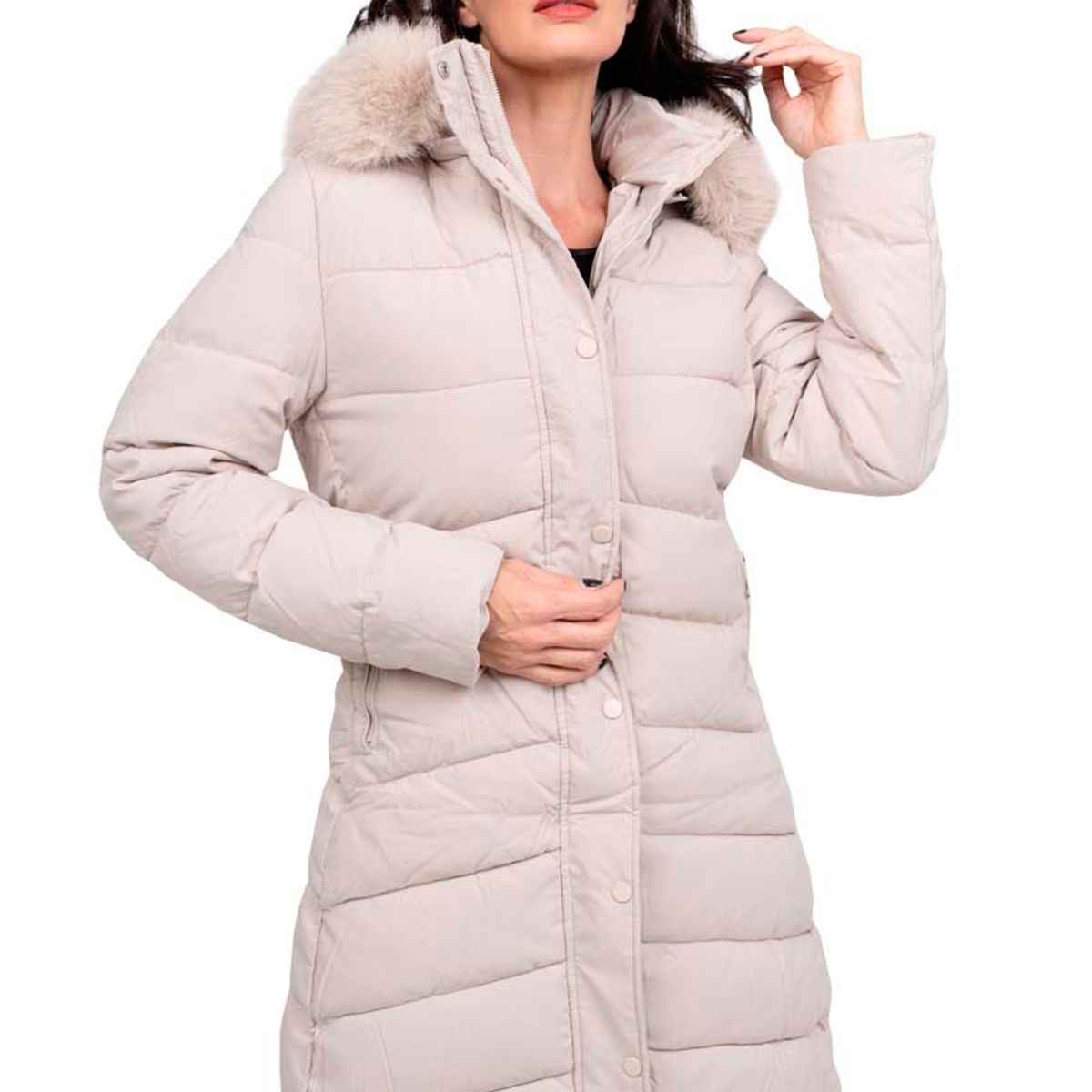 TODOPIEL - Parka Mujer Beige Todopiel
