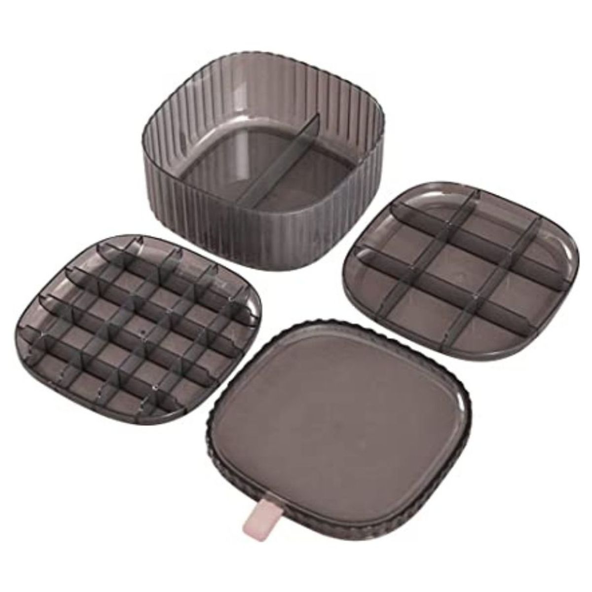 GENERICO - Organizador de Joyas Transparente 3 Niveles