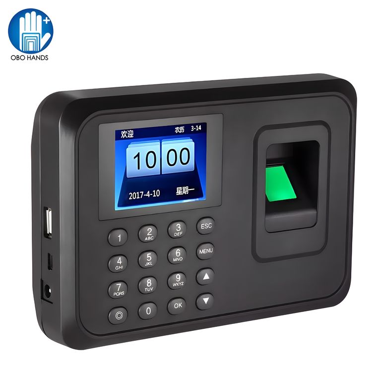 Reloj Control De Asistencia por Huella Dactilar Biometrico Espanol