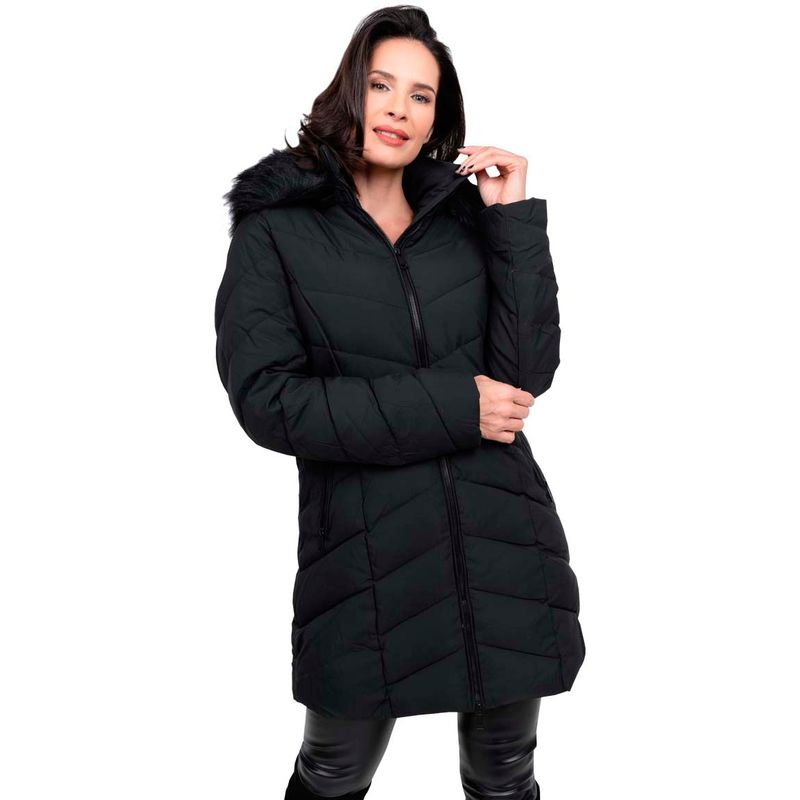 TODOPIEL - Parka Mujer Negro Todopiel