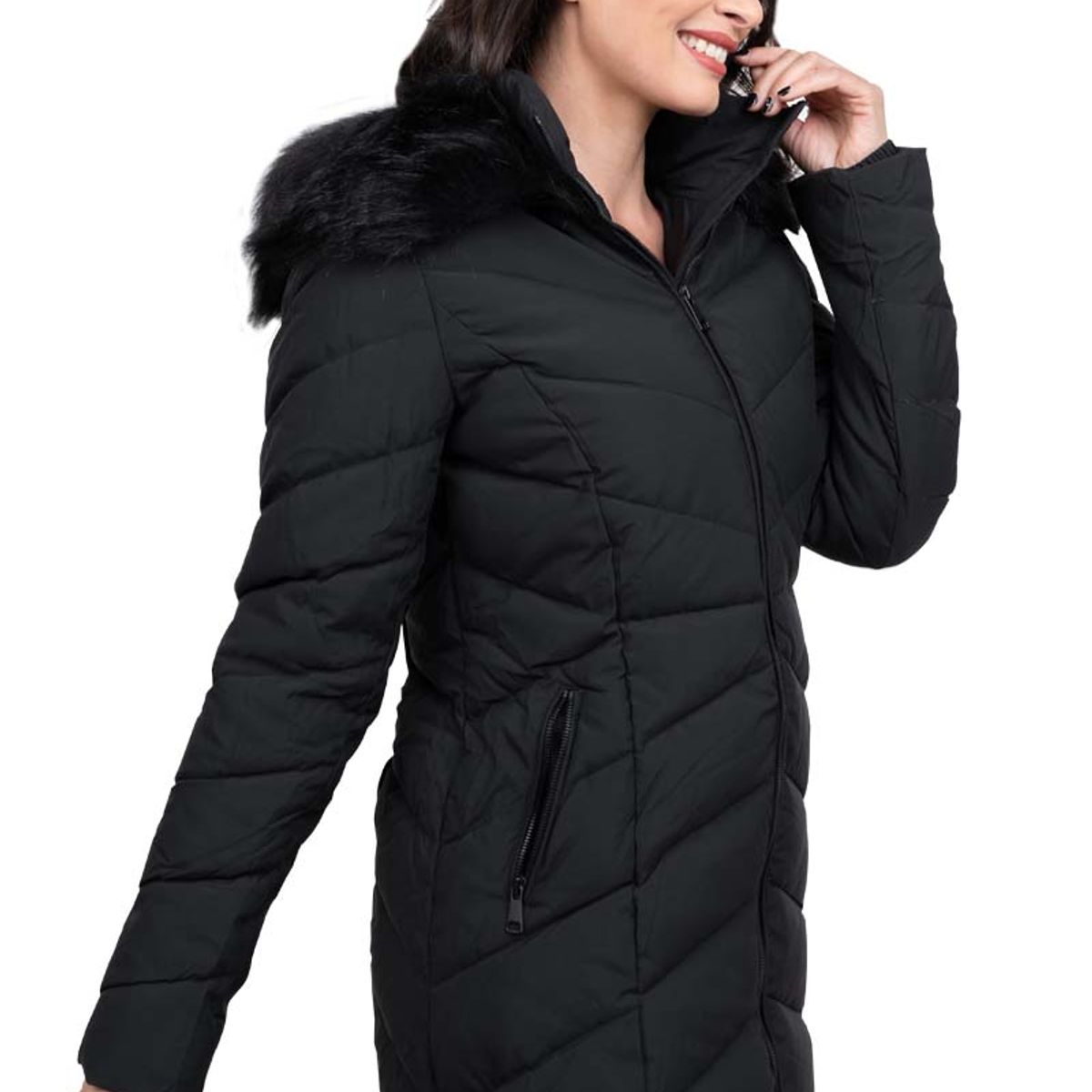 TODOPIEL - Parka Mujer Negro Todopiel