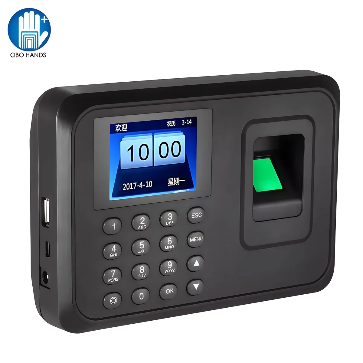 ACTUAL - Reloj Control de Asistencia Por Huella Dactilar Audio Español