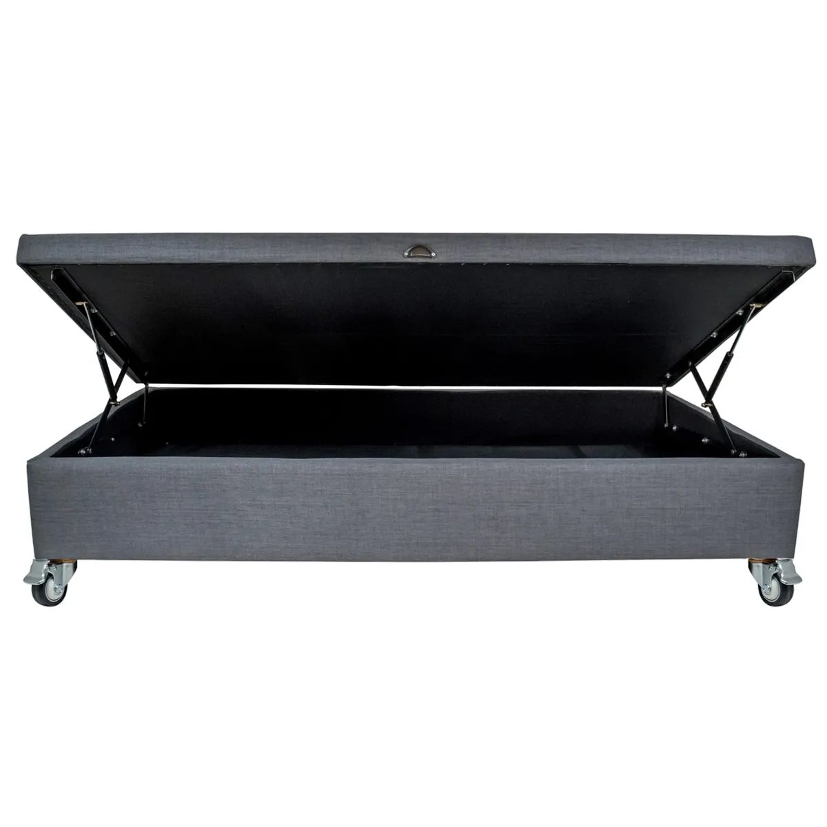 BLOCCARE - Base de Cama Baúl 1.5 Plaza largo190 cm con Rueda Deluxe