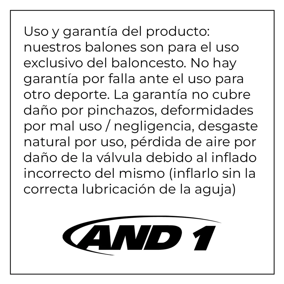 AND1 - Balón de cuero And1 Street Grip Basketball Azul
