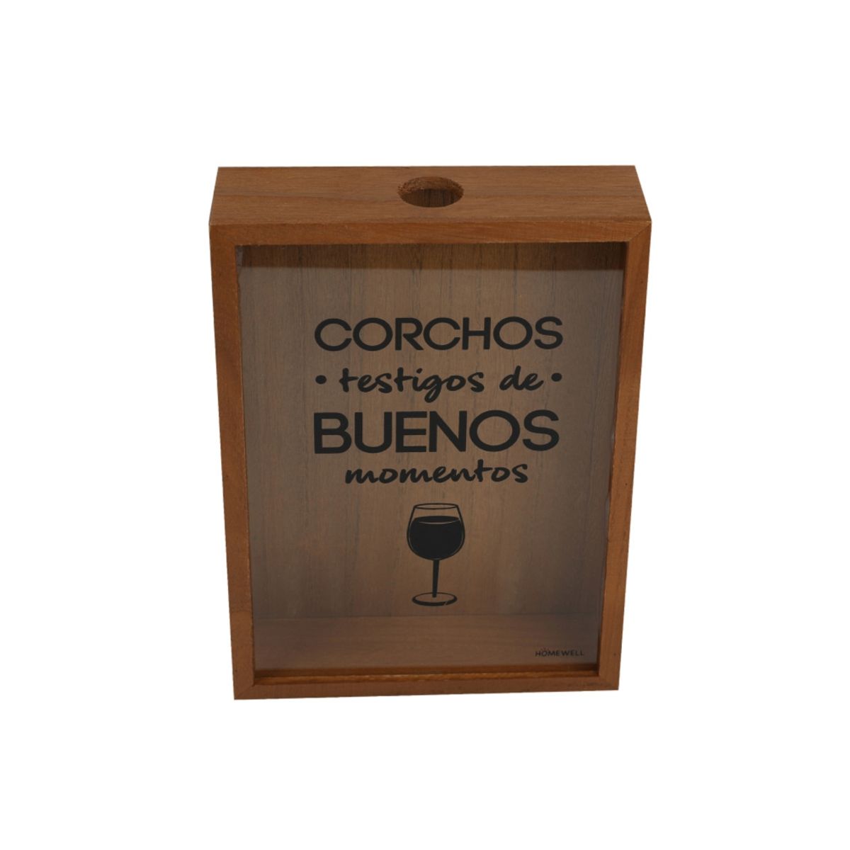 HOMEWELL - Caja Decorativa para Corchos 24x34x6.5cm HOMEWELL