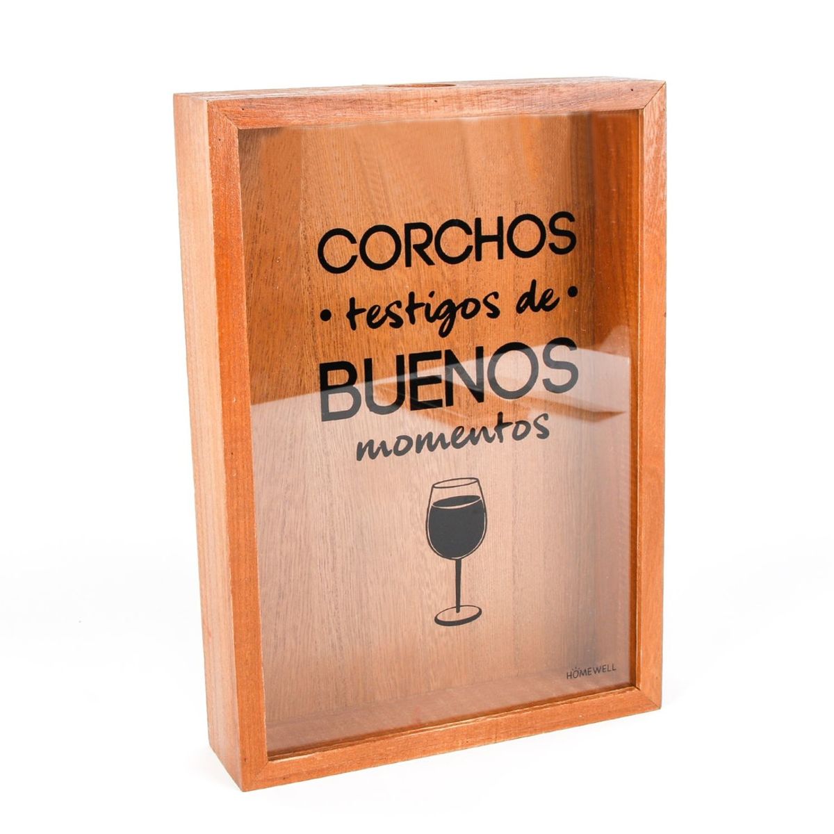 HOMEWELL - Caja Decorativa para Corchos 24x34x6.5cm HOMEWELL