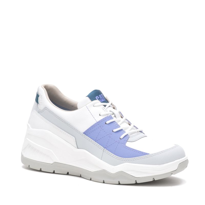 CAT - Zapatilla Cuero Mujer Watchful Blanco CAT