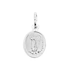 ANDREA COGGIOLA JOYAS - Colgante Medalla San Expedito Plata Fina 925