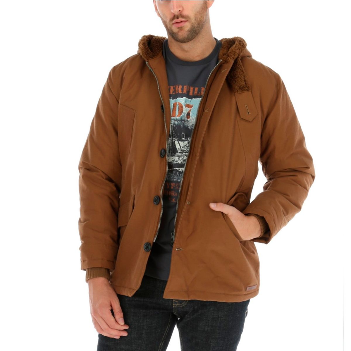 CAT - CHAQUETA HOMBRE WESTLAND JACKET CAMEL CAT