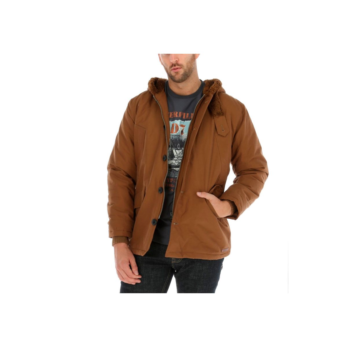 CAT - CHAQUETA HOMBRE WESTLAND JACKET CAMEL CAT